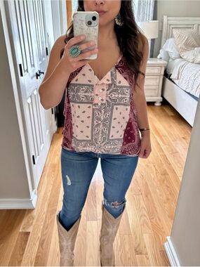 POL western bandana tank